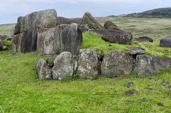 203 - Chile - isla de Rapa Nui o Pascua - Vinapu - Ahu Tahira